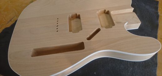 ギター製作第3弾 テレキャスタータイプを作る バインディング編